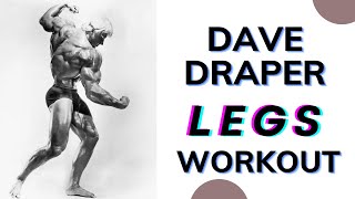 Dave Draper Leg Workout // Dave Draper Workout Routine // Old School Workout