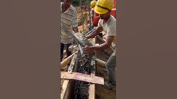 Plinth Beam Casting by using M20 Grade Concrete #ajax #construction #beamforming #plinthbeam #rcc