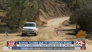 School closes due to dangerous roads