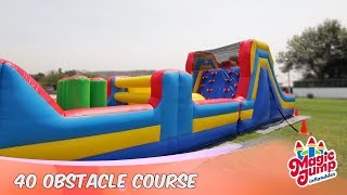 40 Obstacle Course | Inflatable Obstacle Course | Magic Jump, Inc.