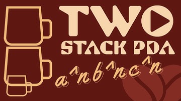 4.13 | Automata | TWO STACK PDA for a^n b^n c^n | Dr. Pushpa Choudhary