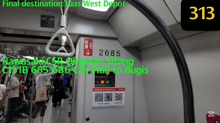 [SMRT](The only C151B i caught today;KSFB Reppy!) C151B 685/686 City Hall to Bugis 