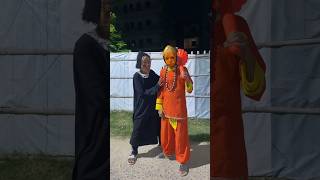 HANUMAN JI KO BHOOT NE🤠🔱🚩🤯 MARA TO HANUMAN JI KE BHAKT🤠🔱🚩🤯💫 NE BACHA LIYA#viralvideo #comedy