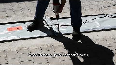 Spill Barrier Installation