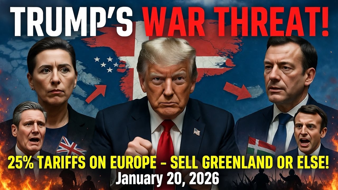 Breaking: Trump's Greenland War Threat – 25% Tariffs on Allies, Troops Deployed! 😱