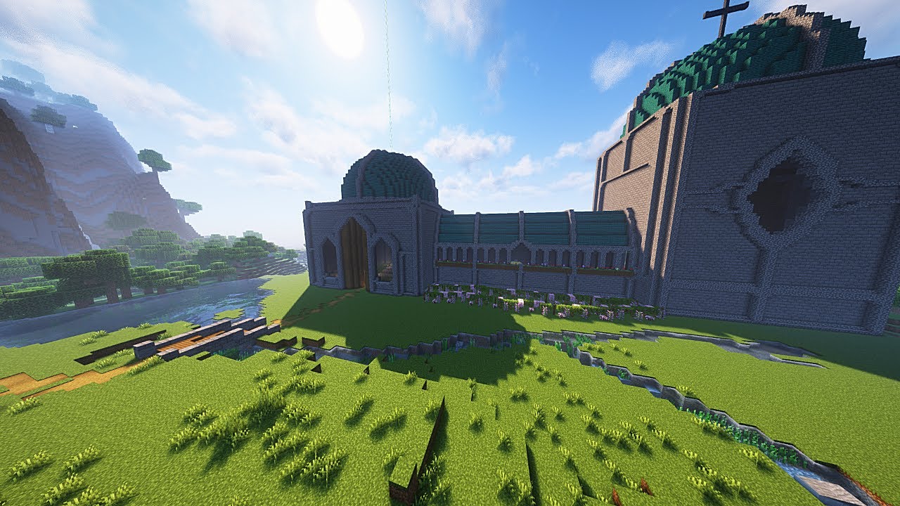 My Biggest Minecraft Build Yet (The Cathedral) - YouTube