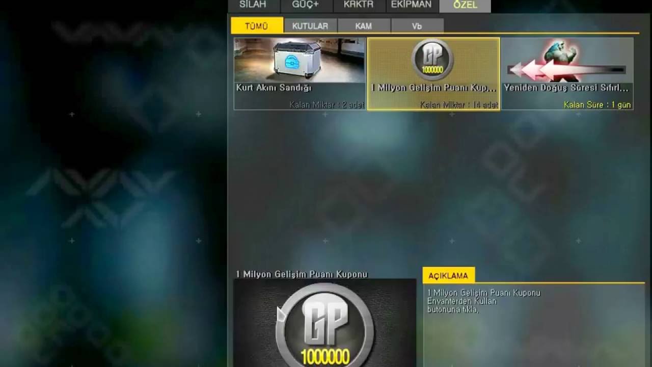 Wolfteam 21 M. Gp Kullanma