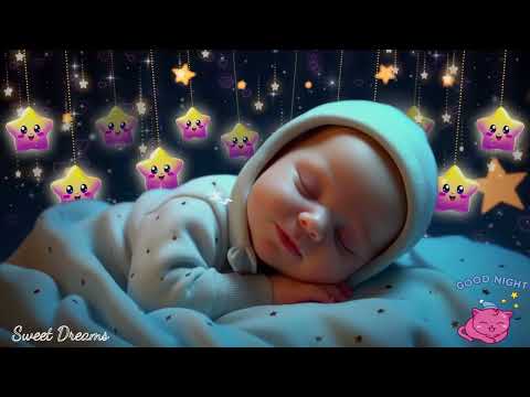 Baby Sleeps Deeply 🌙 Mozart & Brahms Lullabies | Brain Development & Relaxation Music🧠