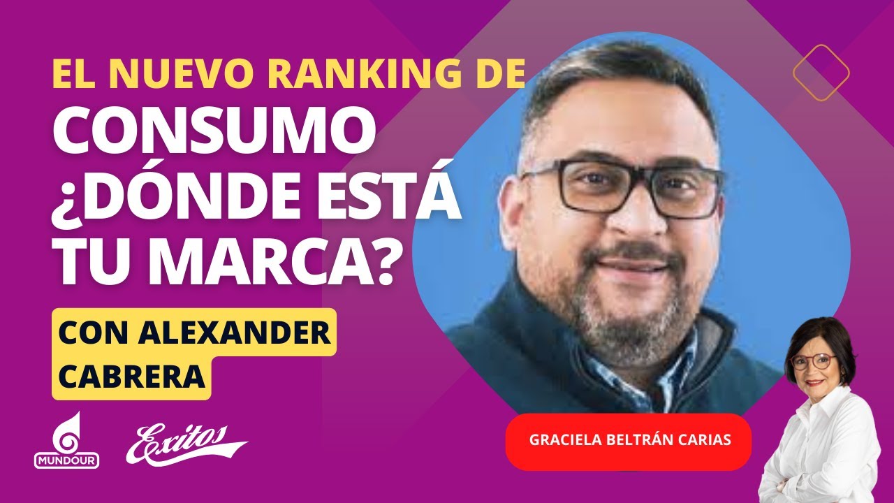 El Nuevo ranking de consumo. ¿Dónde está tu marca?, con Alexander Cabrera
