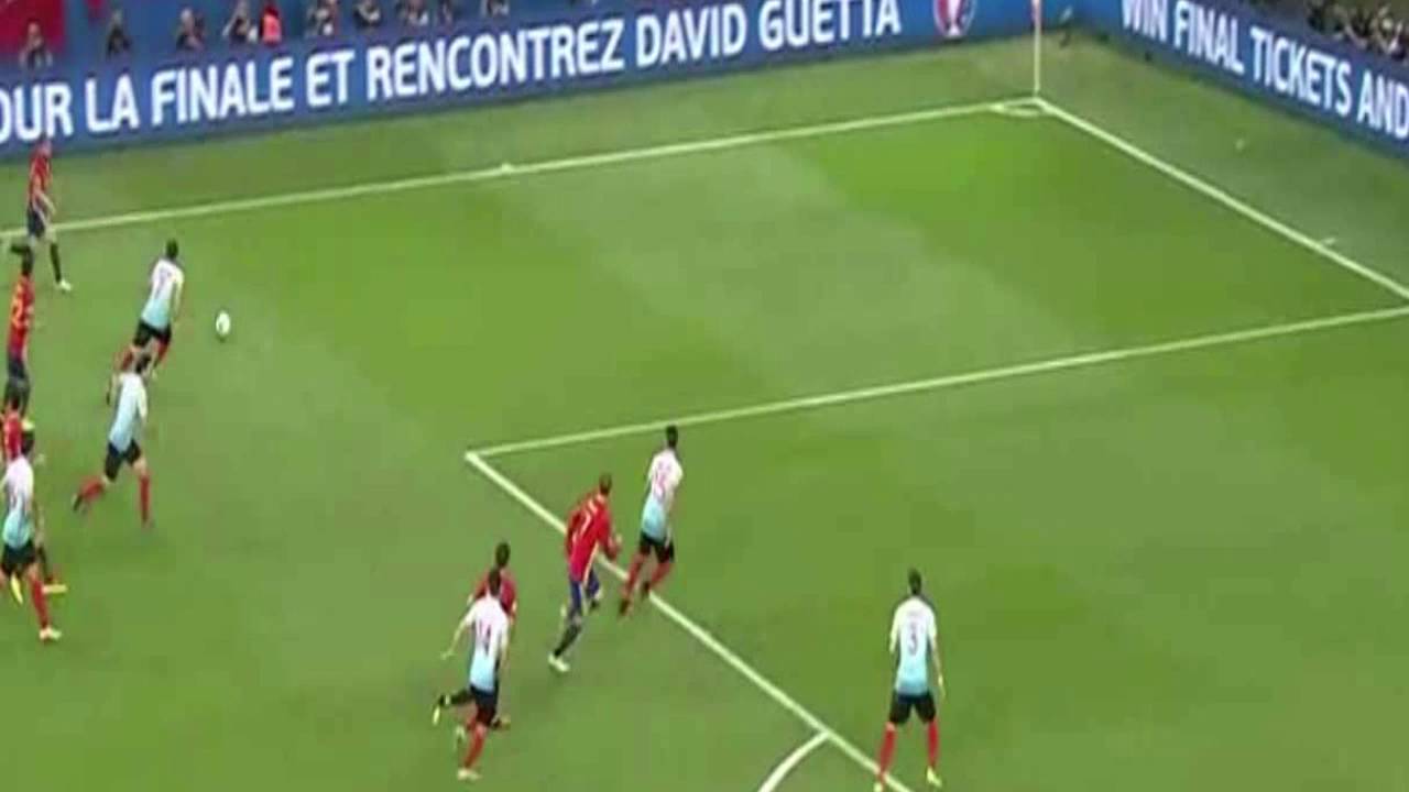 Spain vs Turkey 3-0 EUROPE: Euro Goals Alvaro Morata 17.06.2016 2:0