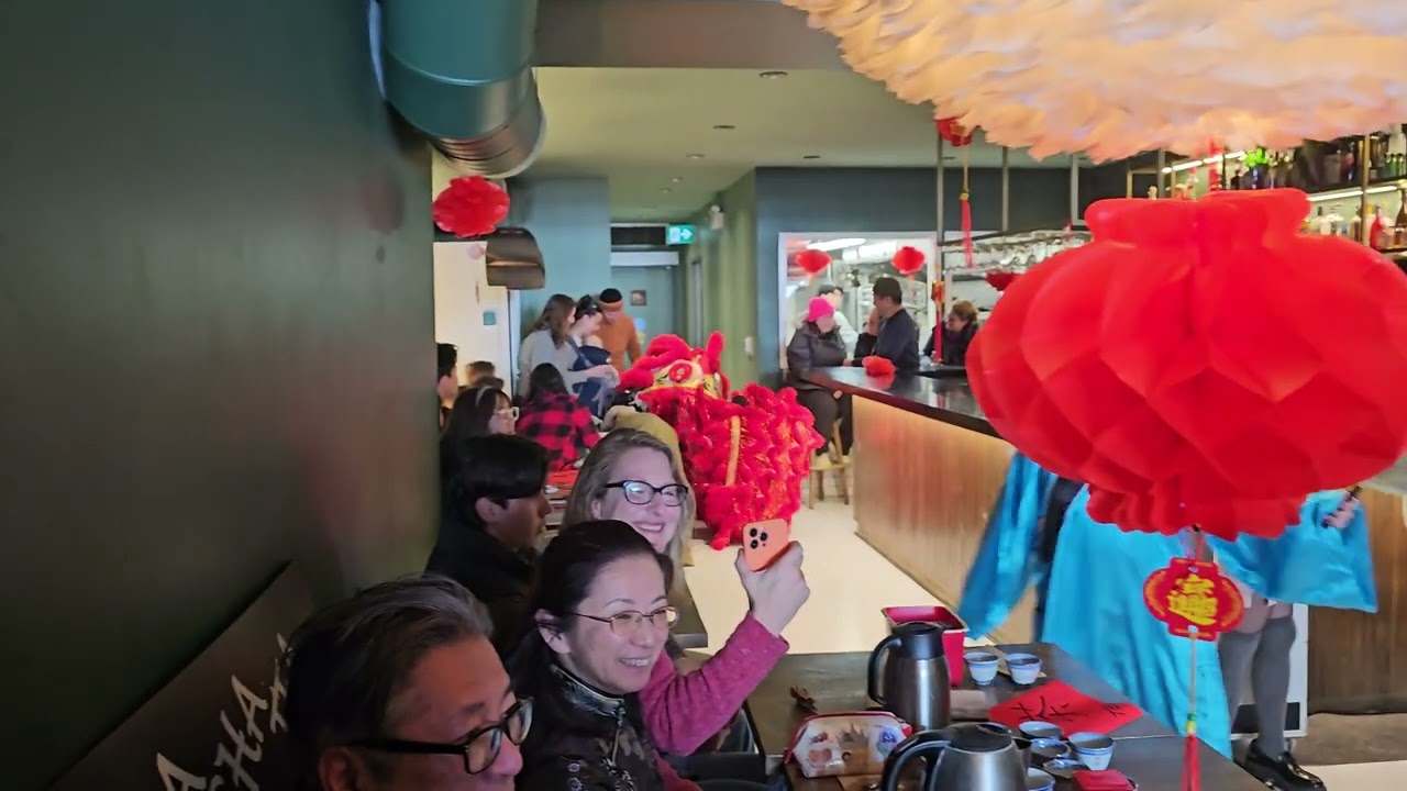 TMA Lion Dance Team at Miss Bao's 01 February 2025