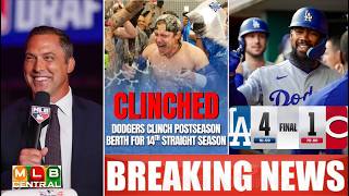 Full MLB Central | Mark DeRosa REACTS to Dodgers Clinching 14th Straight Postseason Berth News
