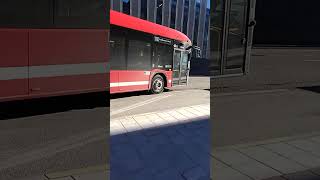 The New Solaris Urbino 12 departing Vattugatan | Stockholm