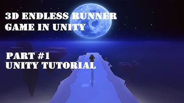 MAKE A ENDLESS RUNNER GAME IN UNITY | PART #1 | JustATechy