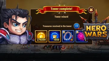 Hero Wars Tower Levels completed | Hero Wars Mobile Game | HERO WARS TOWER Gameplay