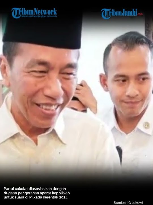 Jokowi Tantang Buktikan Tudingan soal 'Partai Cokelat'