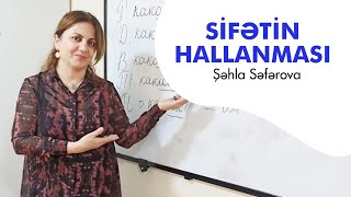 картинка: Склонение прилагательных | Sifətin hallanması | Rus Dili | Şəhla Səfərova