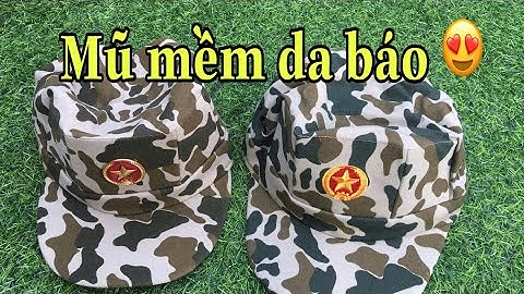 Mũ mềm da báo Đặc Công chuẩn đẹp | SƯU TẦM |