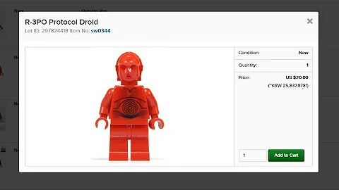 [lego star wars] 7879 R-3PO Protocol Droid