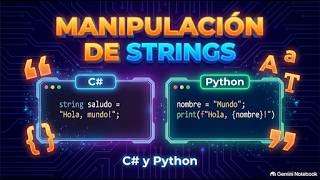 Cadenas en C# y Python
