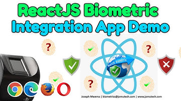 React Native Web Biometric Registration and Authentication WINDOWS App DEMO - This is NOT A TUTORIAL