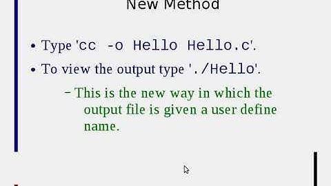 How To Use C Compiler In Linux