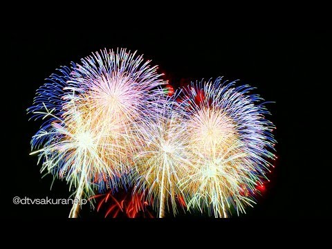 【うるさい】2016 神明の花火 23 大玉連発スターマイン