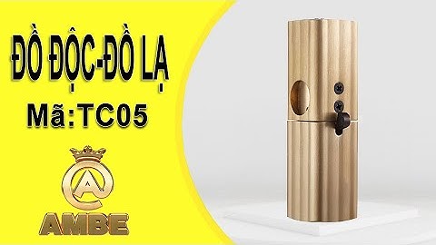 Bật lửa thủ công kim loại nguyên khối độc lạ TC05 - AMBE.VN