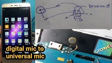 gionee p7 max mic jumper||gionee mic problem||how to convert digital mic to universal mic
