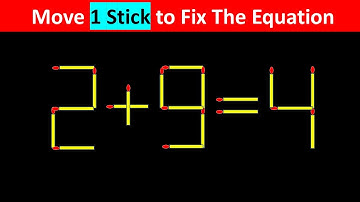 Improve IQ - Fix The Equation #matchstickpuzzle #simplylogical