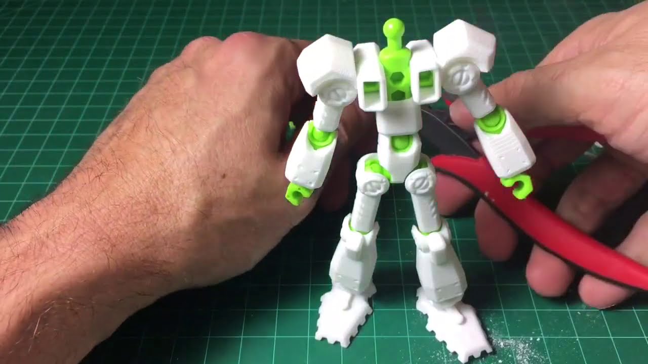 ModiBot RoboSkin Assembly Fit Test (Short) - YouTube