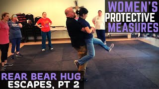 How To Escape A Rear Bear Hug, Pt. 2 - Womens Self Defense
