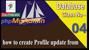 how to create profile  update from  php part 4