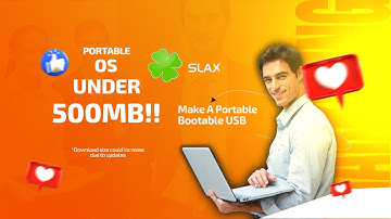 Install Portable OS under 500MB on USB! (Slax Installation Guide with How to install an app in it)