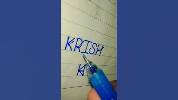 #Krish name logo(Created by Yash G)😊😊😊😊😊😊😊