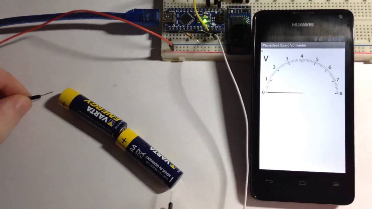 App Inventor 2 - DIY analog voltmeter with arduino bluetooth