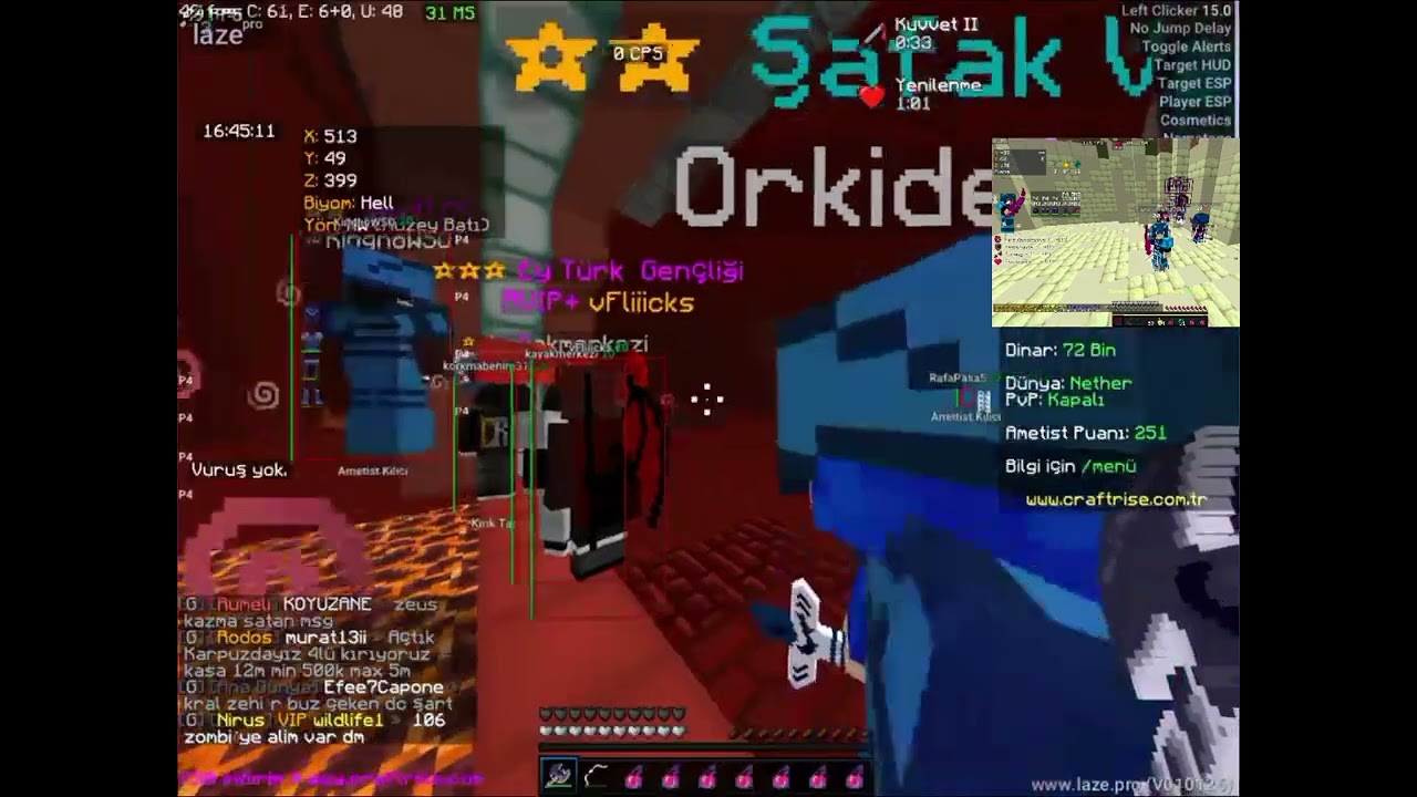 LAZE PRO NETHER ARTEMİS AMETİST HİLE | DİSCORD AÇIKLAMADA