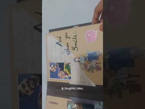 The secret to a perfect handmade gift 🤫🎁 #diygift #scrapbook #creative