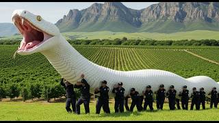Terrifying Mutant Python Attacks — Fearless Heroes Rush to Save an Innocent Horse! wow