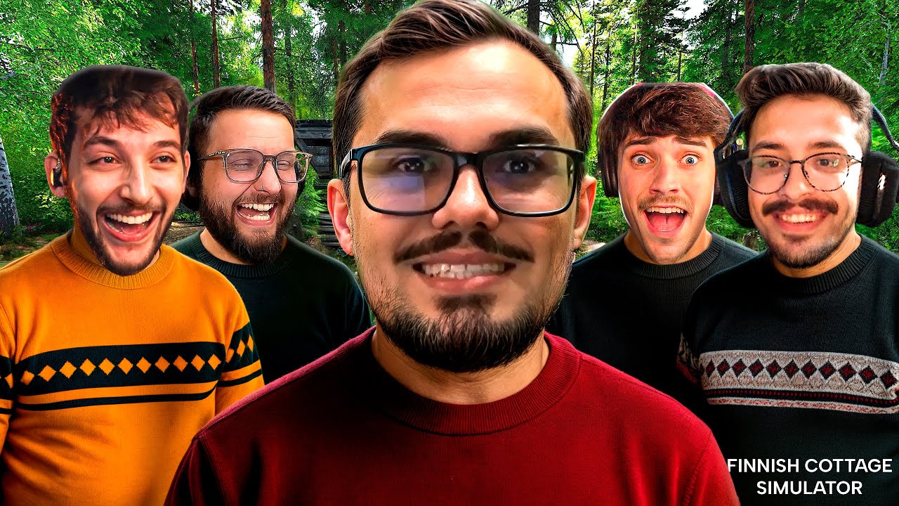 CONVIDAMOS O MOUNT PARA ACAMPAR NA FINLANDIA - Finnish Cottage Simulator