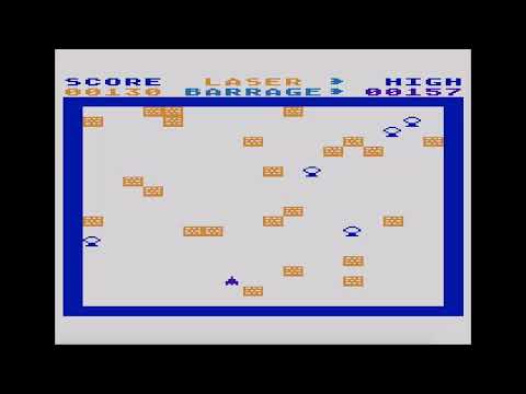 Atari 8-bit:- Laser Barrage (BASIC game)