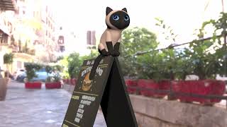 Casual Cat Siamese - 3D model ready for game use - Store Cat 02