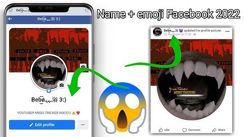 Name + emoji Facebook account 2022 letest trick 😱 || How to make emoji Facebook 2022