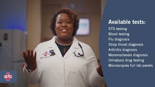 Onsite Labs at AFC Urgent Care Ridley