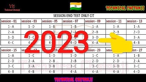 BS-CIT All Sessions End Exam Answers 2023, #Kyp #Cit (BS-CIT)-(KYP)-(BSDM) | Technical Chetanji 🇮🇳