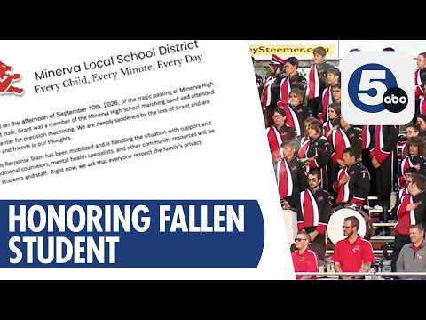 Minerva HS Honors Marching Band Member After Fatal Crash