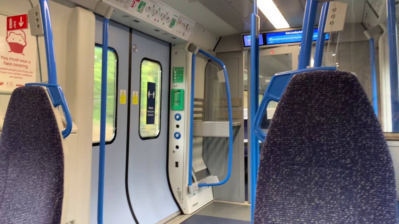 Thameslink train journey from London st Pancras to St Albans city.