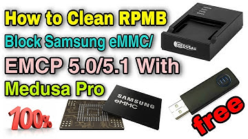 How To Clean RPMB Counter Medusa Pro Box !! How To Clean RPMB Block Samsung eMMC