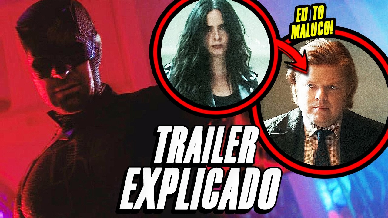 EXPLICADO! TRAILER DEMOLIDOR RENASCIDO 2 TEMPORADA! JESSICA JONES FOGGY E HOMEM ARANHA 4!