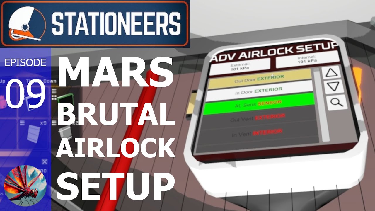 Mars BRUTAL - Airlock Setup [Stationeers Mars Season 2 (E-009)] - YouTube